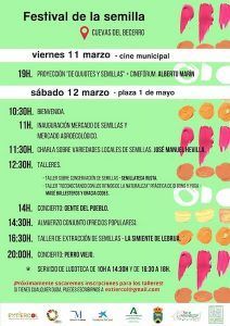 El sábado 12 de marzo, se celebra el Festival de la Semilla en la Escuela de Agroecología de Cuevas del Becerro. Una oportunidad para el intercambio de semillas