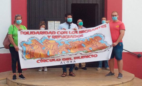 Círculo del Silencio. Iniciativa de Solidaridad con migrantes y refugiados. El tema central es la paz tanto la de Ucrania como las guerras olvidadas.