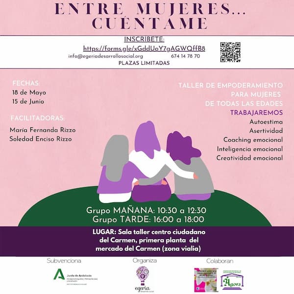 entre mujeres cuéntame, egeria, agenda ecosocial, sumar para multiplicar,
