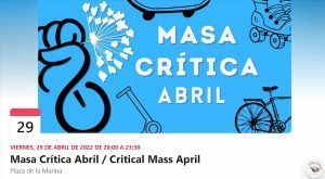 masa crítica málaga abril