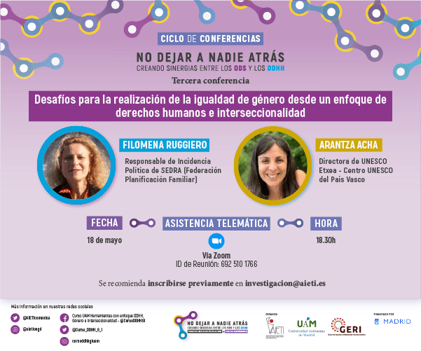 Desafíos para la realización de la igualdad de género desde un enfoque de derechos humanos e interseccionalidad