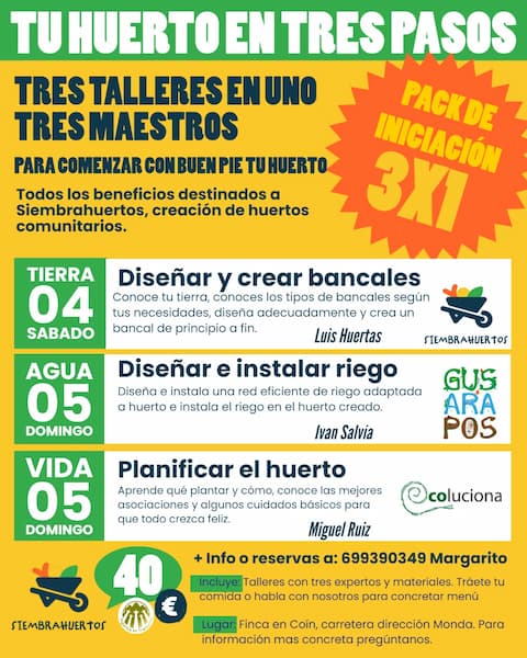 tu huerto en tres pasos