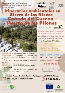 itinerarios ambientales sierra de las nieves