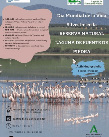dia mundial de la vida silvestre fuentepiedra