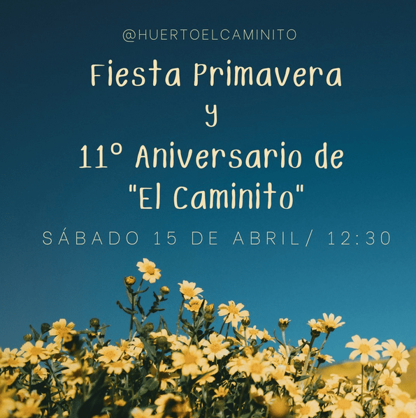 11 aniversario huerto urbano el caminito