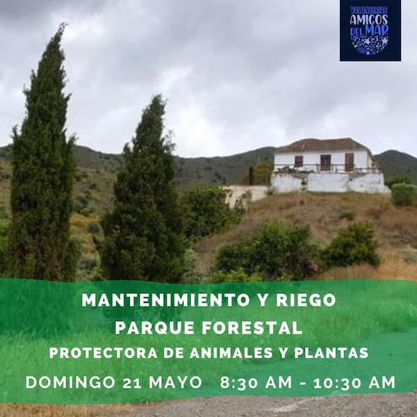 mentenimiento y riego parque forestal
