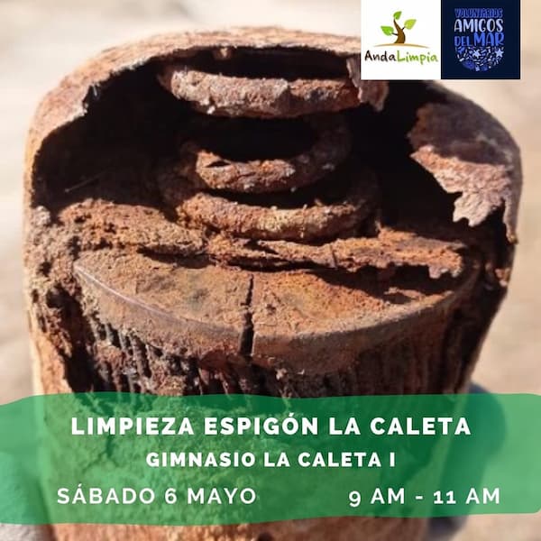 limpieza espigón caleta