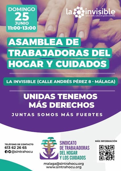 ASAMBLEA TRABAJADORAS HOGAR Y CUIDADOS