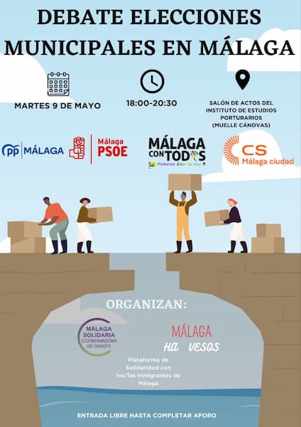 debate elección municipales en málaga