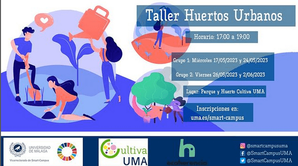 talleres huerto urbano smart campus uma