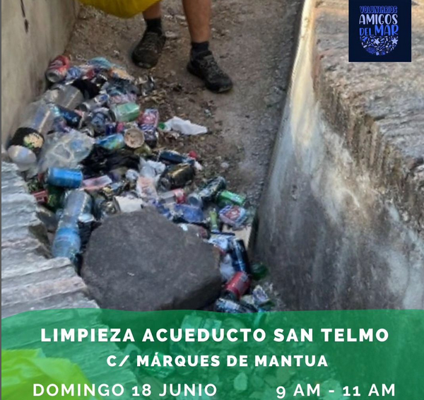 limpieza acueducto san telmo