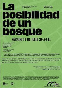 DOCUMENTAL LA POSIBILIDAD DE UN BOSQUE