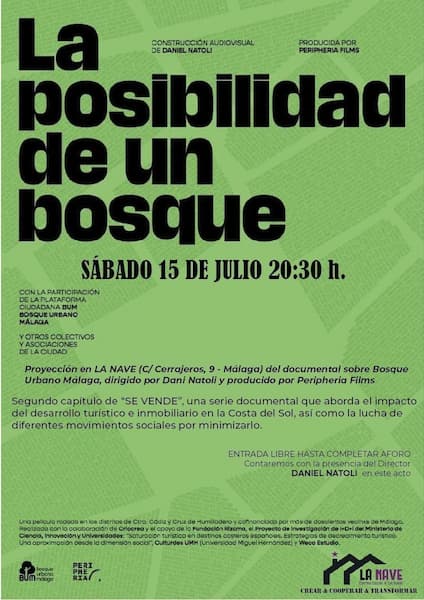 DOCUMENTAL LA POSIBILIDAD DE UN BOSQUE