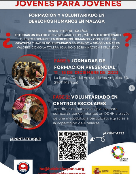 FORMACIÓN VOLUNTARIADO Y DERECHOS HUMANOS
