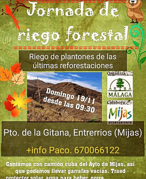 JORNADA DE RIEGO FORESAL