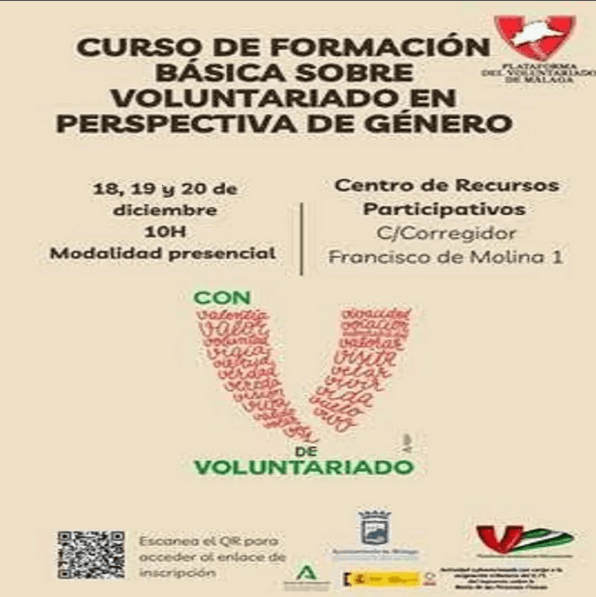 FORMACIÓN VOLUNTARIADO PERSPECTIVA GÉNERO