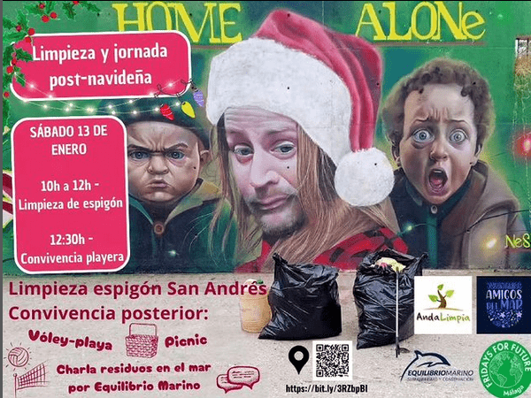 limpieza y jornada post-navideña