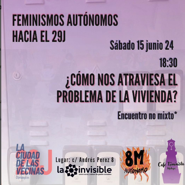 feminismos autónomos hacia 29j