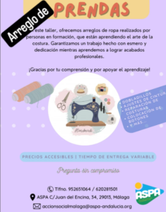 TALLER COSTURA ASPA